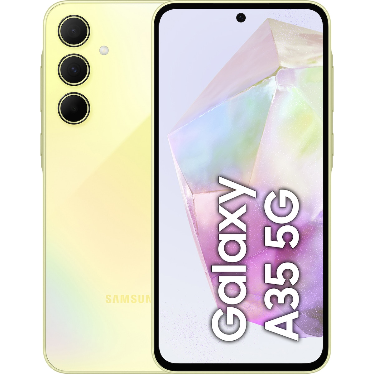 Samsung Galaxy A35 5G smarttelefon 6/128GB (gul)