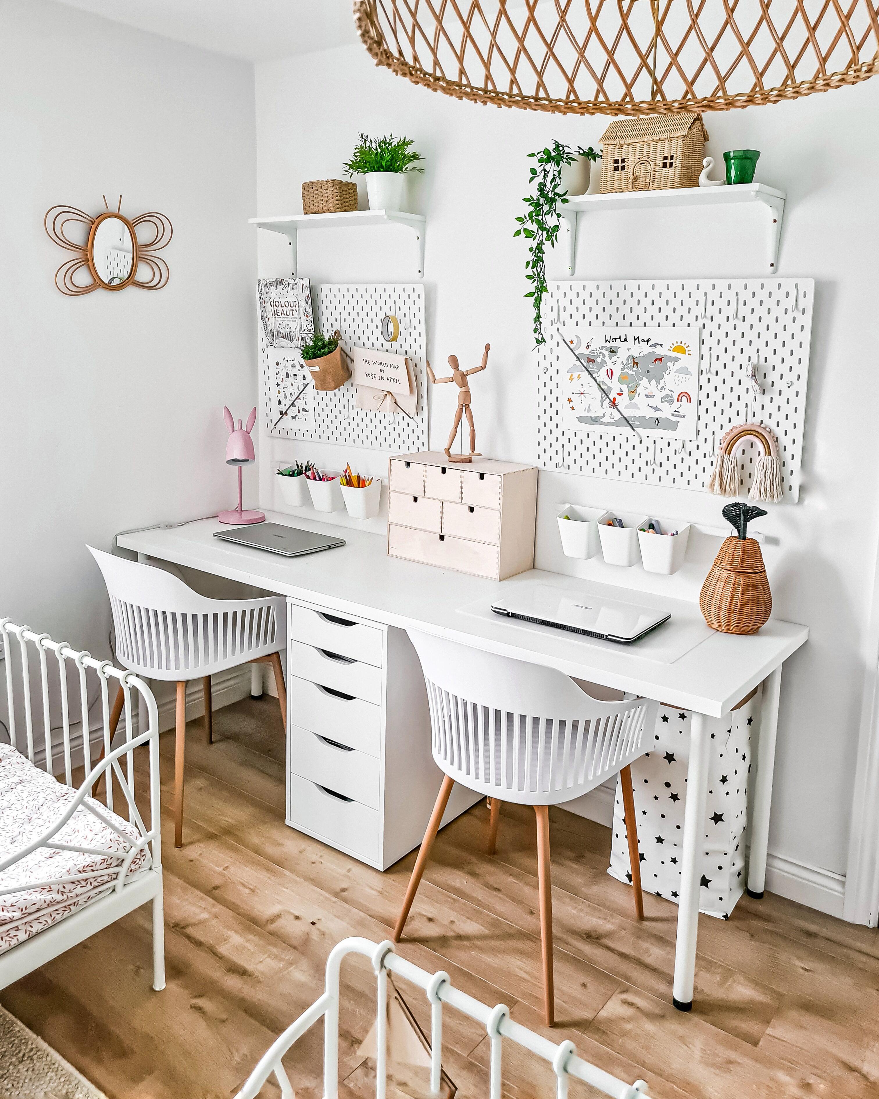 Set van 2 eetkamerstoelen BERECA Wit