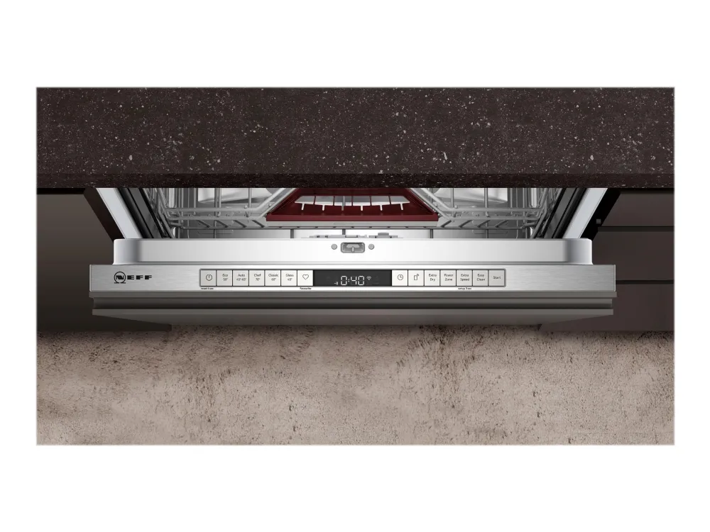 Neff N 70 S297TCX00E XXL - Integreret opvaskemaskine - Home Connect - Zeolith - SideLight - OpenAssist - 43 dB