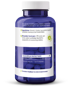 Vitakruid NAC 600mg N-Acetyl-L-Cysteïne Vega Capsules 90VCP