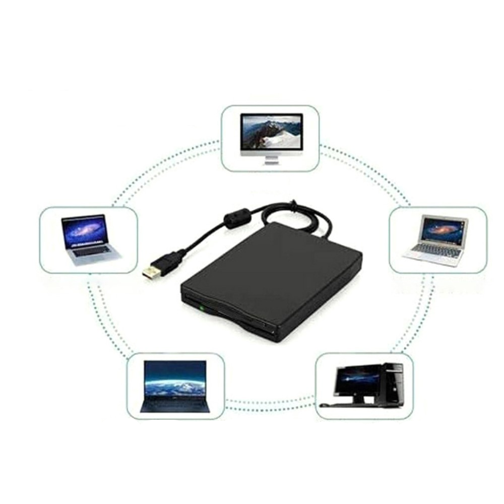 Externes USB 2.0 Diskettenlaufwerk 3.5