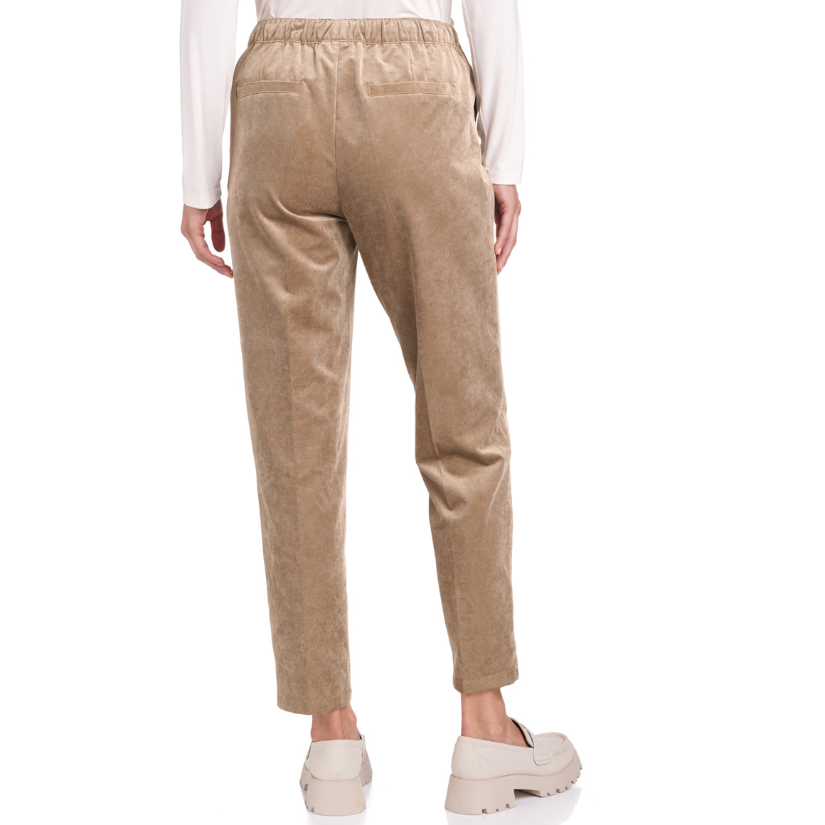 Gina Benotti Damen Jogpants in Cord-Optik beige