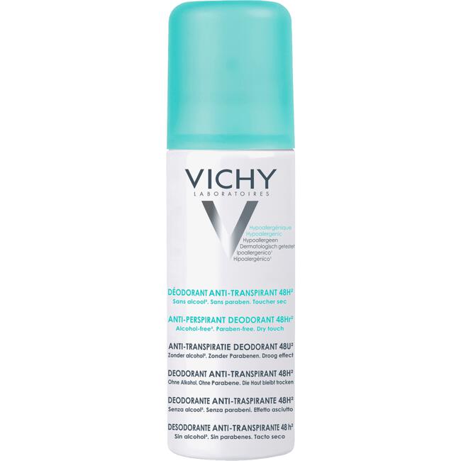 Vichy Deodorant Intense 48u Transpiratie Spray Gevoelige Huid 125 ML