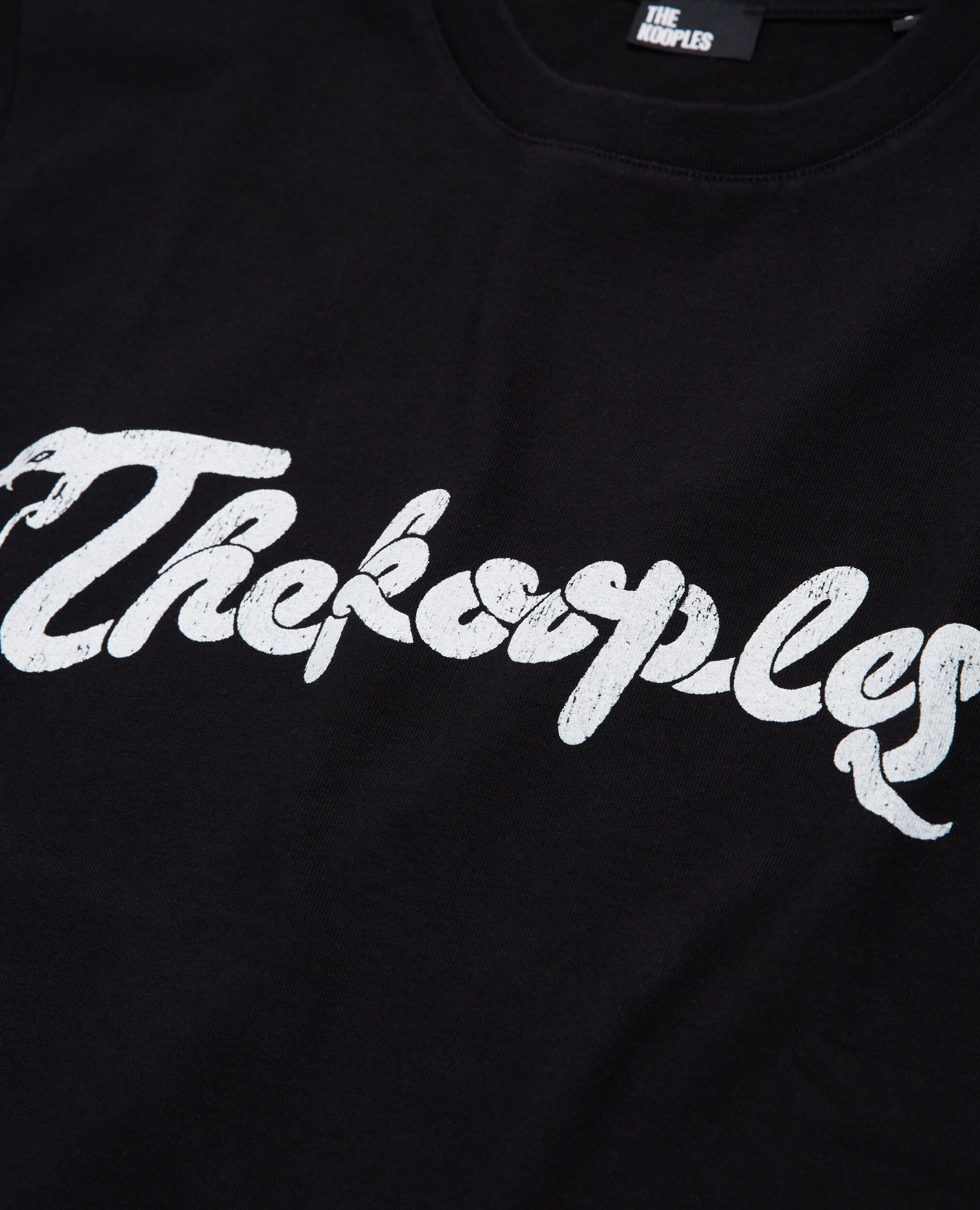 T-shirt noir sérigraphié Snake logo