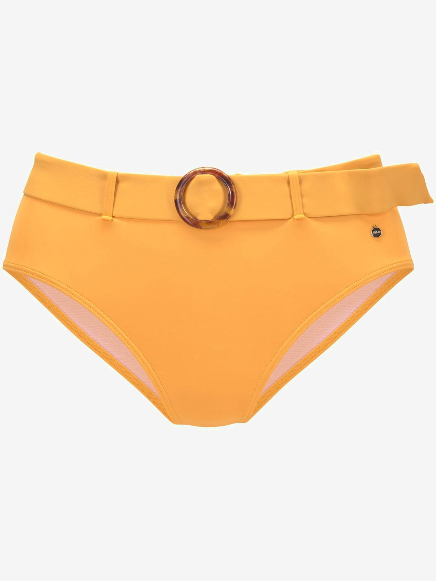 Bas de maillot de bain taille haute coupe haute