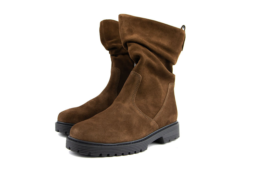 Gabor Korte Laars Plooi Whisky Suede