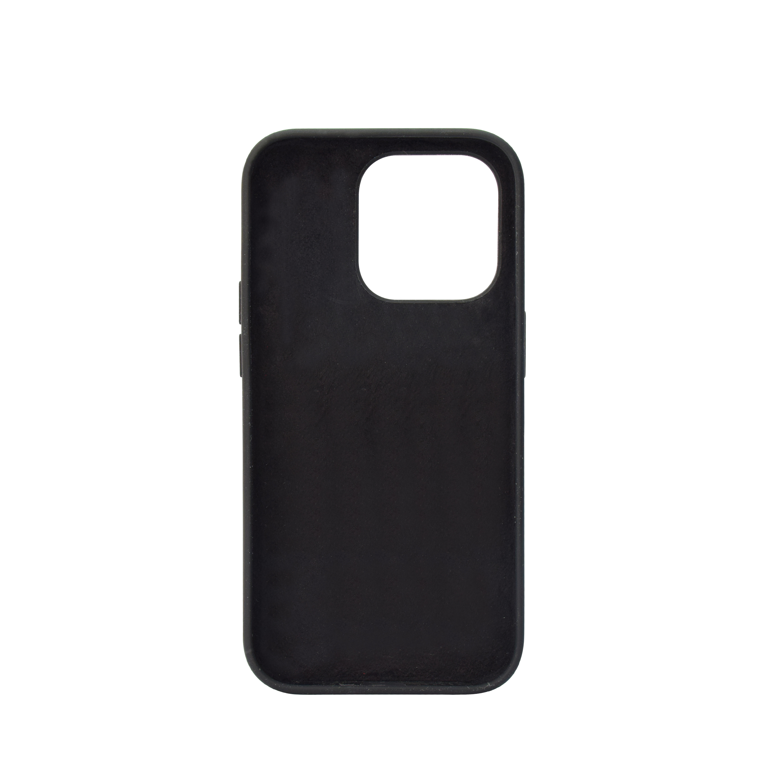 iPhone 14 Pro Silikon Hardcase Hülle (AU-LSRIP14P-Q3/D1-BK) - Schwarz
