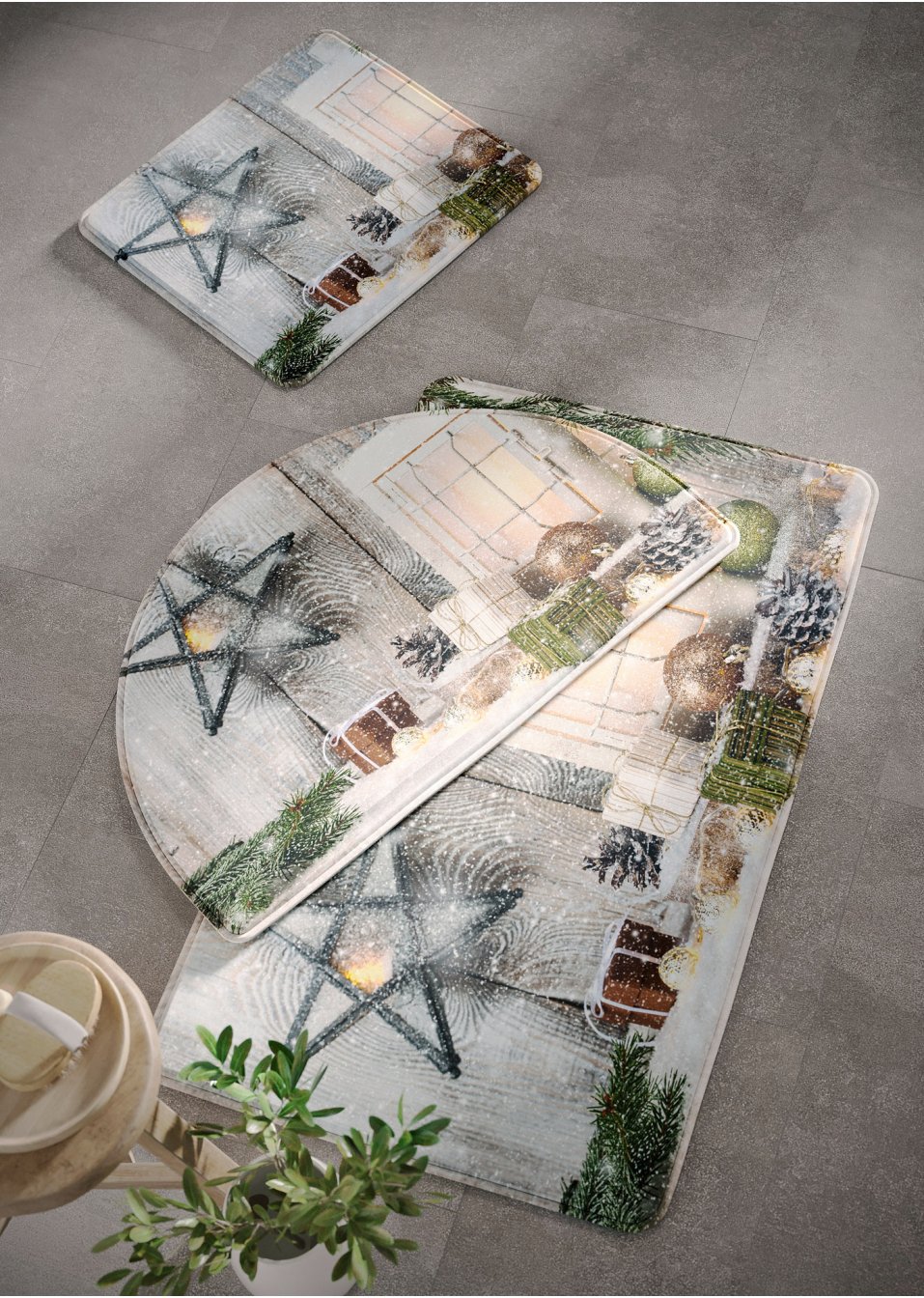Tapis de salle de bain à mémoire de forme