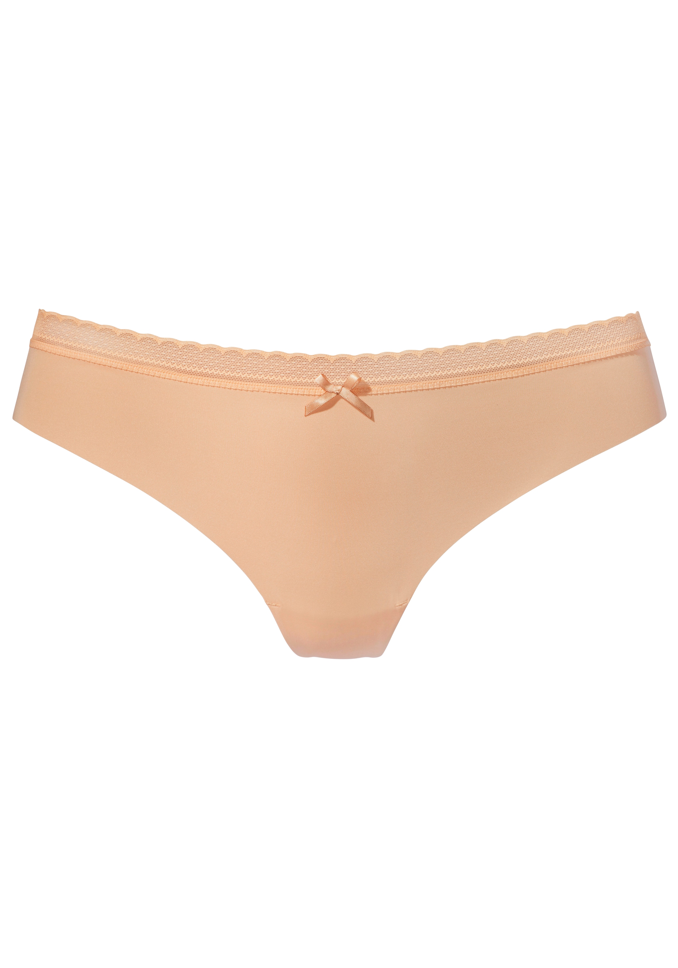 LASCANA String , SEAMLESS mit nahtloser Verarbeitung und feinem Spitzenbund