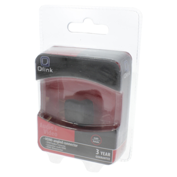 Q-Link HDMI adapter gold plated haaks man/female