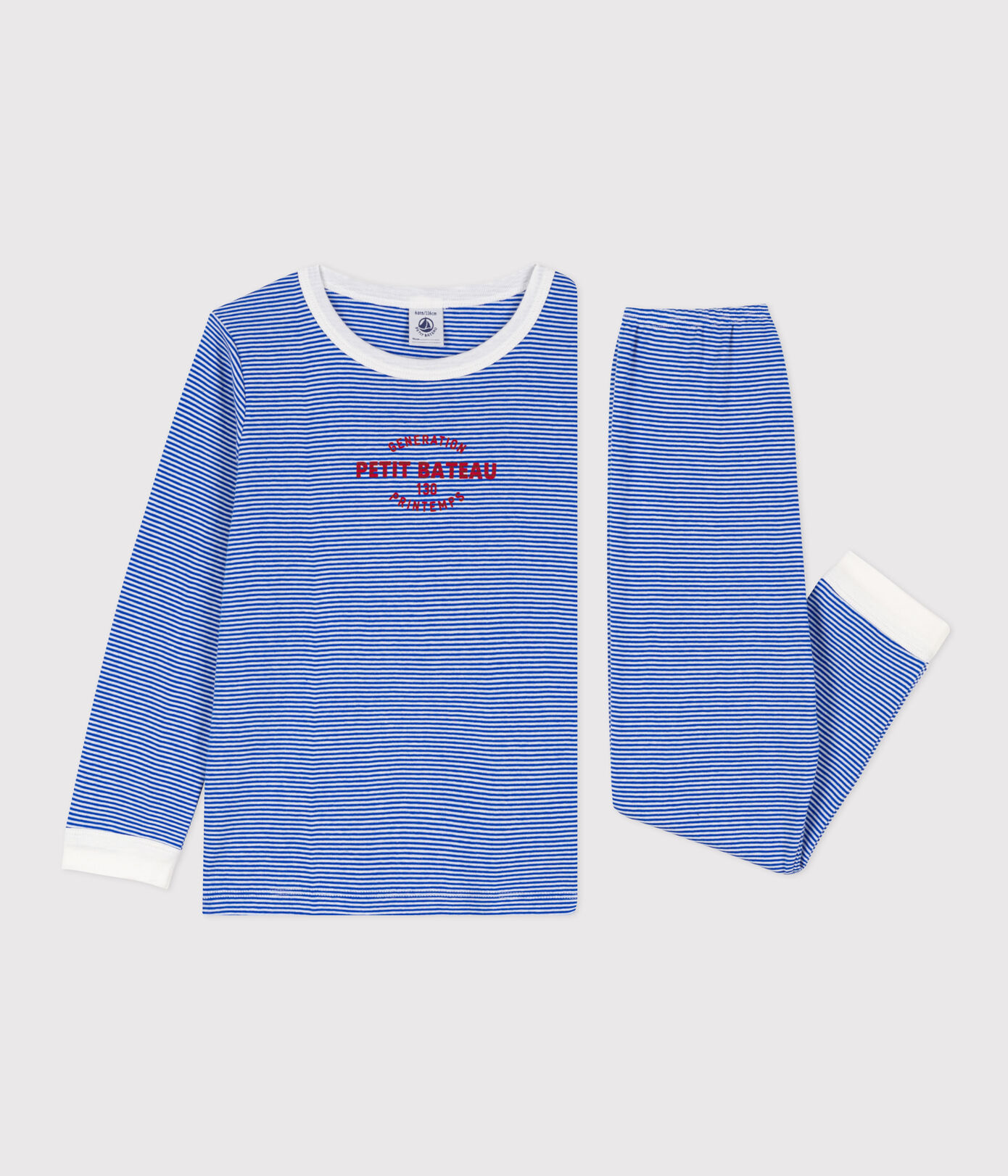 Pyjama milleraies en coton petite fille/petit garçon
