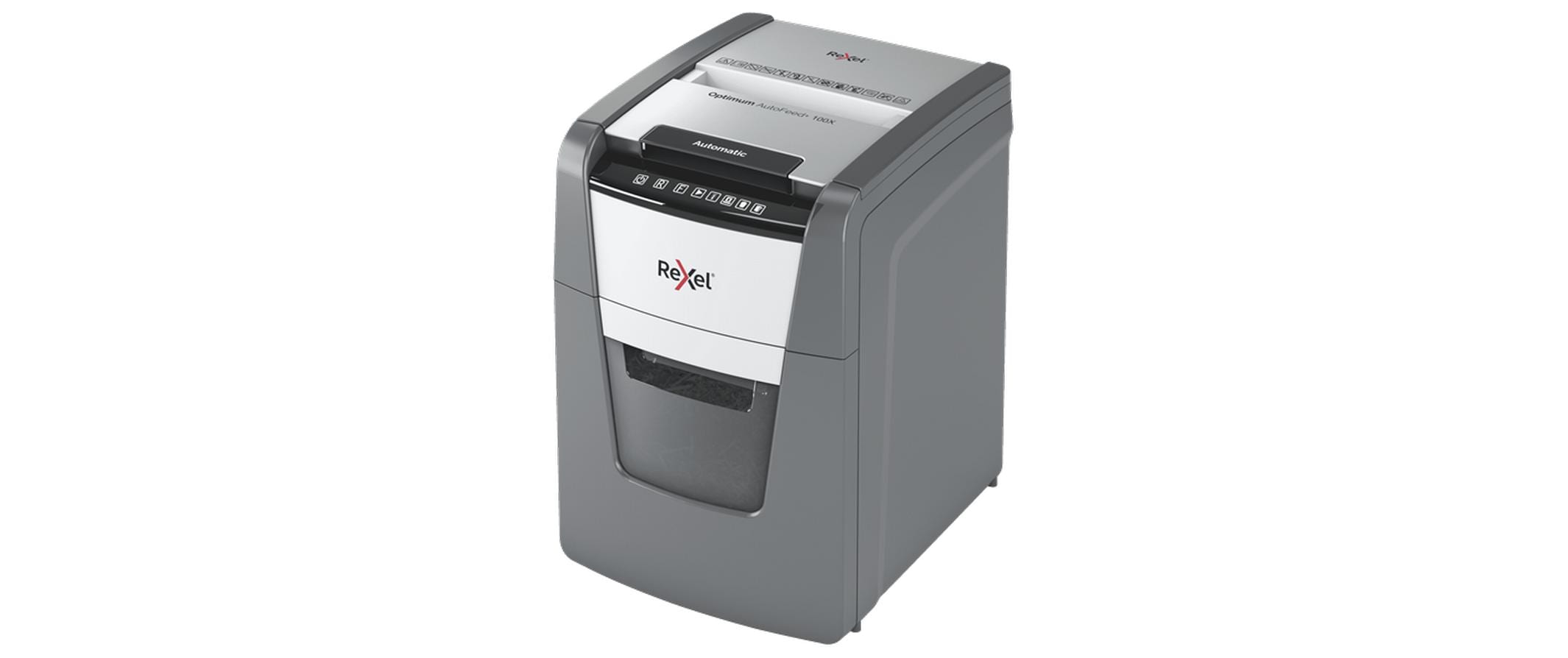 Aktenvernichter Optimum AutoFeed+ 100 x P-4, 100 Seiten<br>Automatischer Schredder (auto) für sichere Vernichtung vertraulicher Unterlagen (bis zu 100 Blatt)