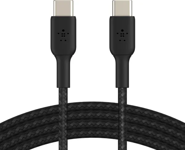 Belkin BoostCharge - USB-kabel - 24 pin USB-C (han) til 24 pin USB-C (han) - 1 m - sort