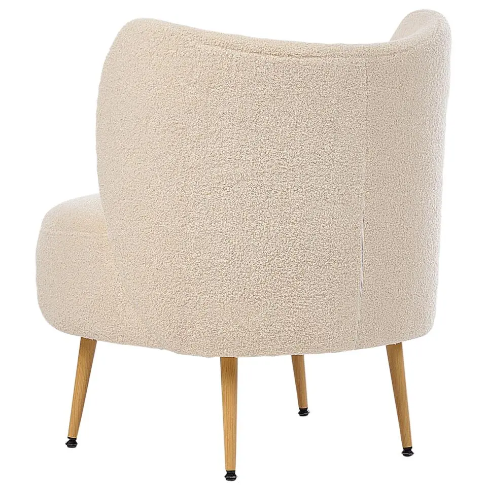 OTSBY II - Fauteuil - Beige - Bouclé