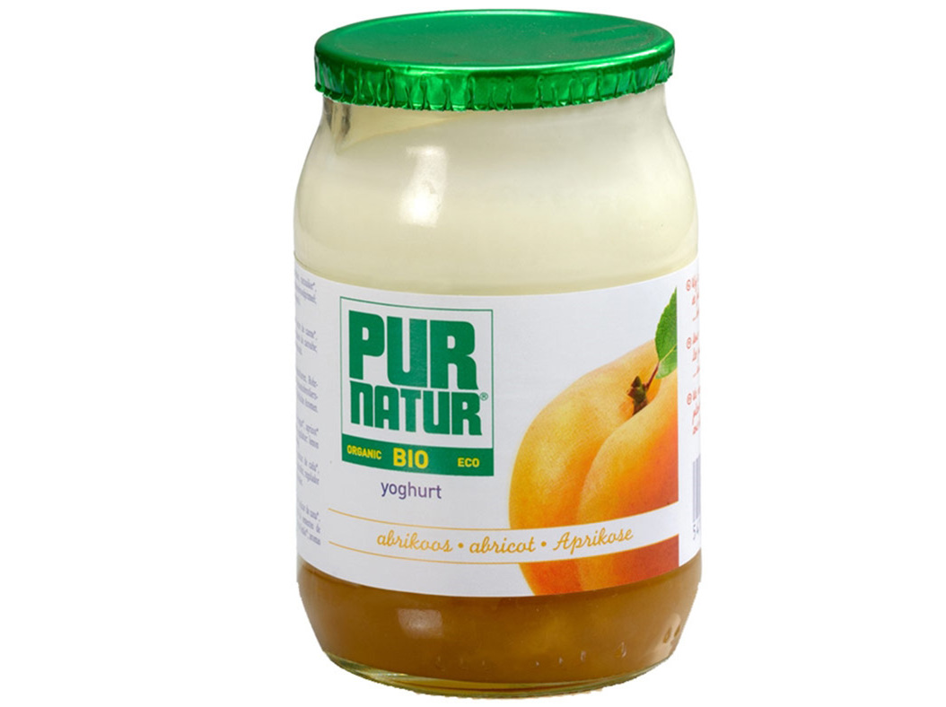 IOGURTE PUR NATUR BIOLÓGICO PEDAÇOS DE ALPERCE 150G