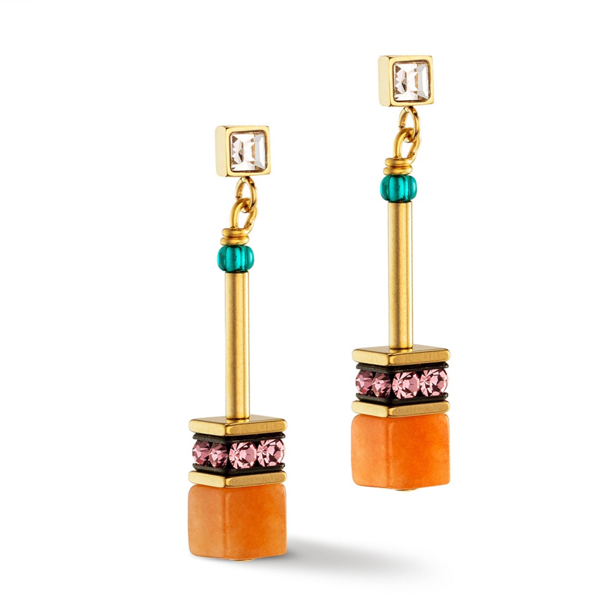 Boucles d'oreilles Coeur de Lion Geocube IconicNature Dopamin