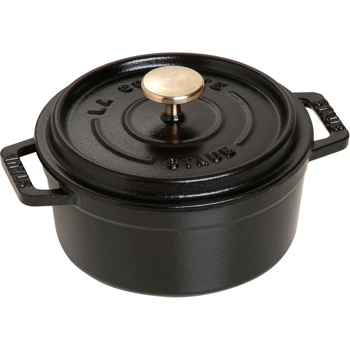 La Cocotte Rund Gryte Svart 12 cm 0,4 l