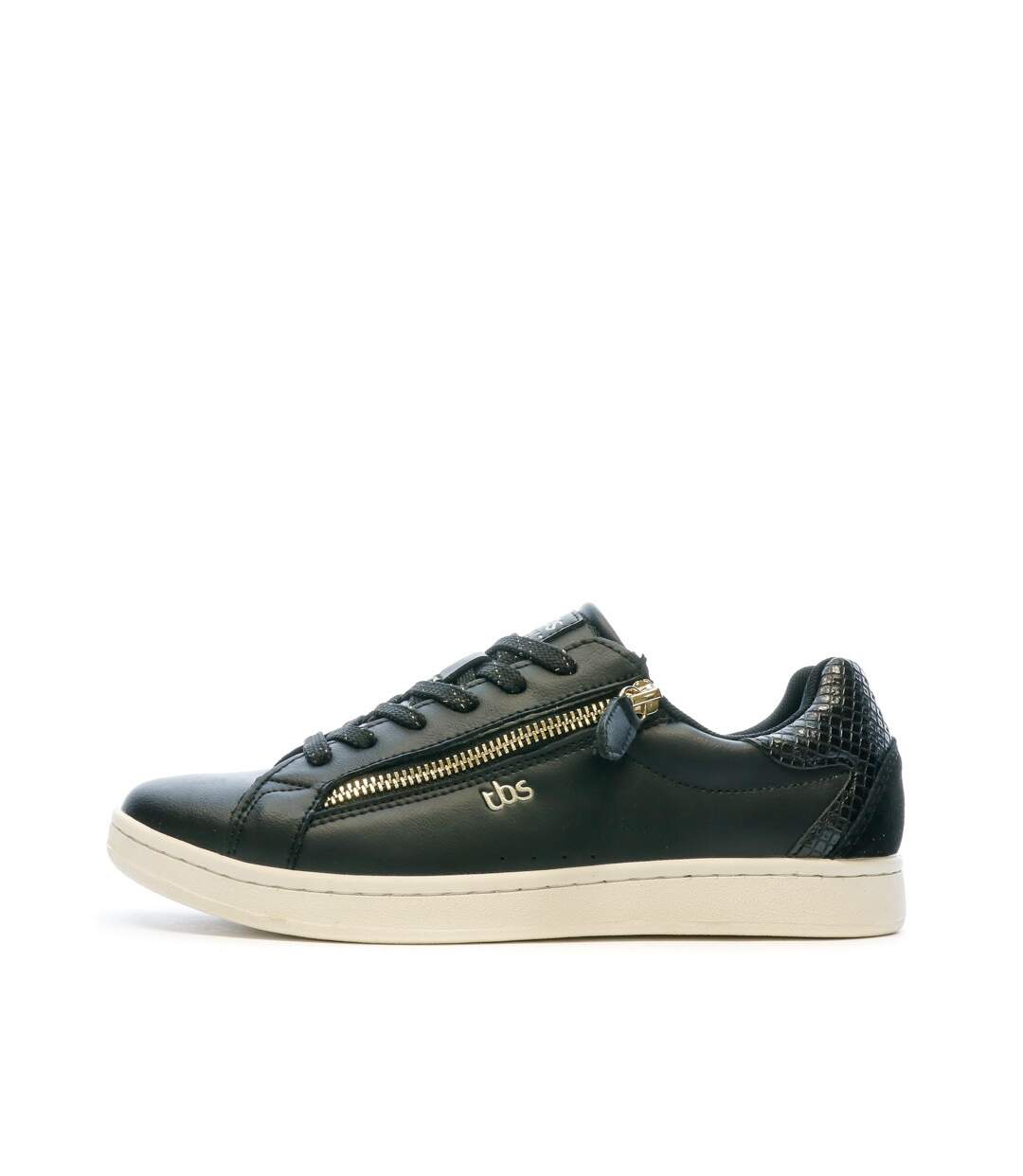 Baskets Noire Femme TBS Zip