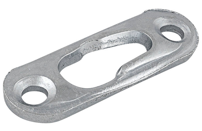 Hægtebeslag 43 x 13 mm 4 stk.