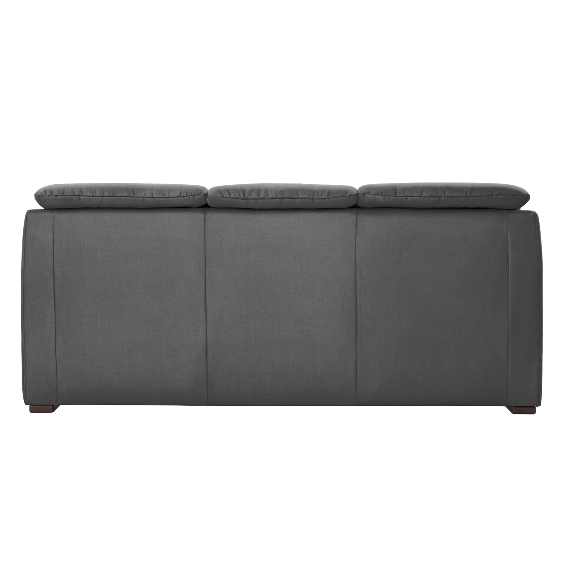polsterpower 3-Sitzer-Sofa - Miro grau - Basismodell