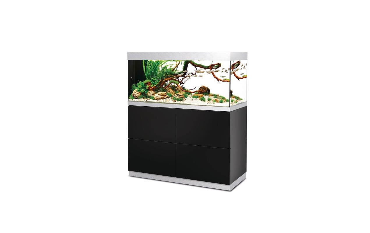 Aquarienkombination HighLine 300 Raumteiler, Schwarz, 302 l<br>HighLine-Raumteiler-Aquarien aus Optiwhite-Glas