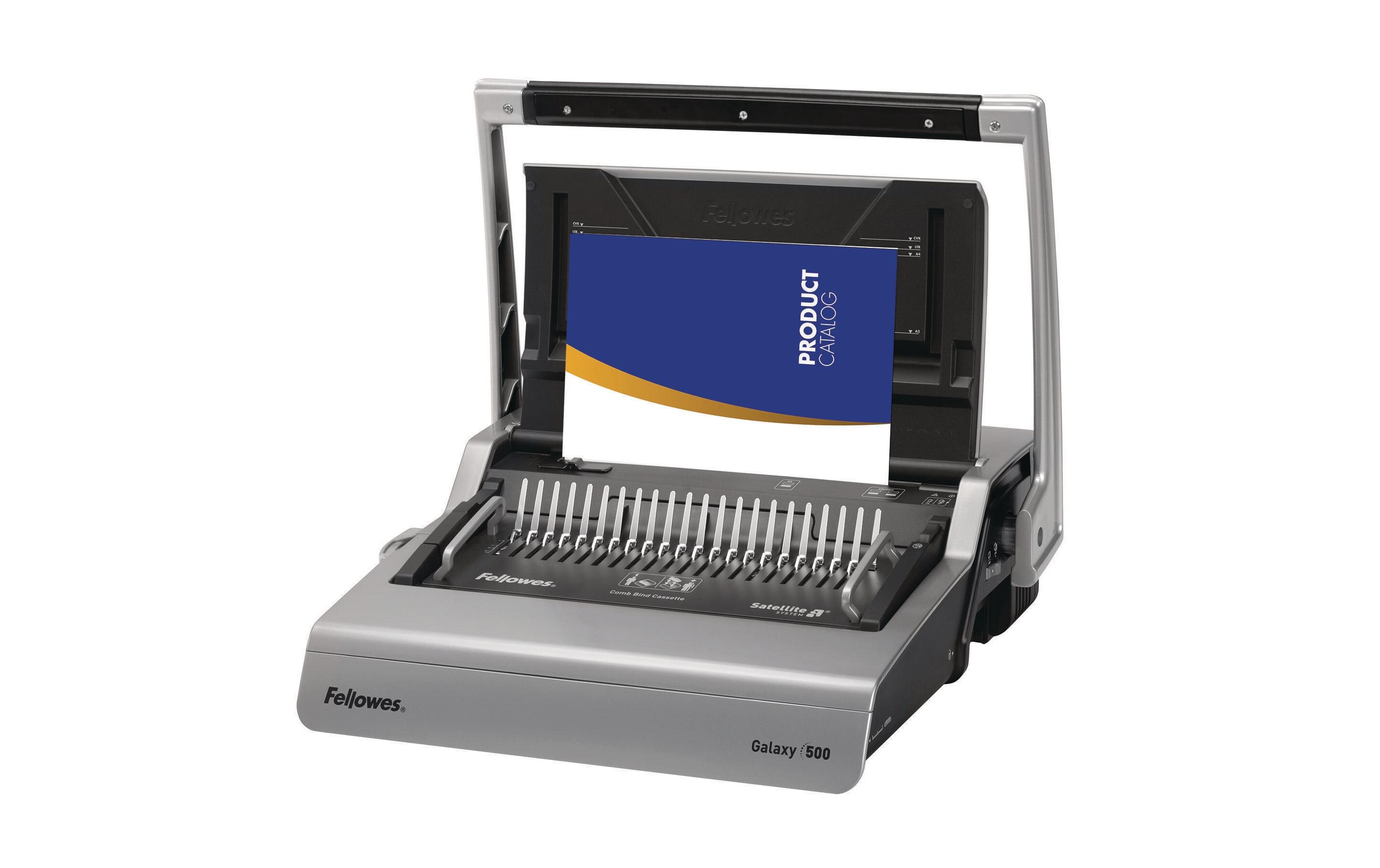 Bindegerät Galaxy 500 Seiten<br>Plastikbindegerät mit manueller Stanzung