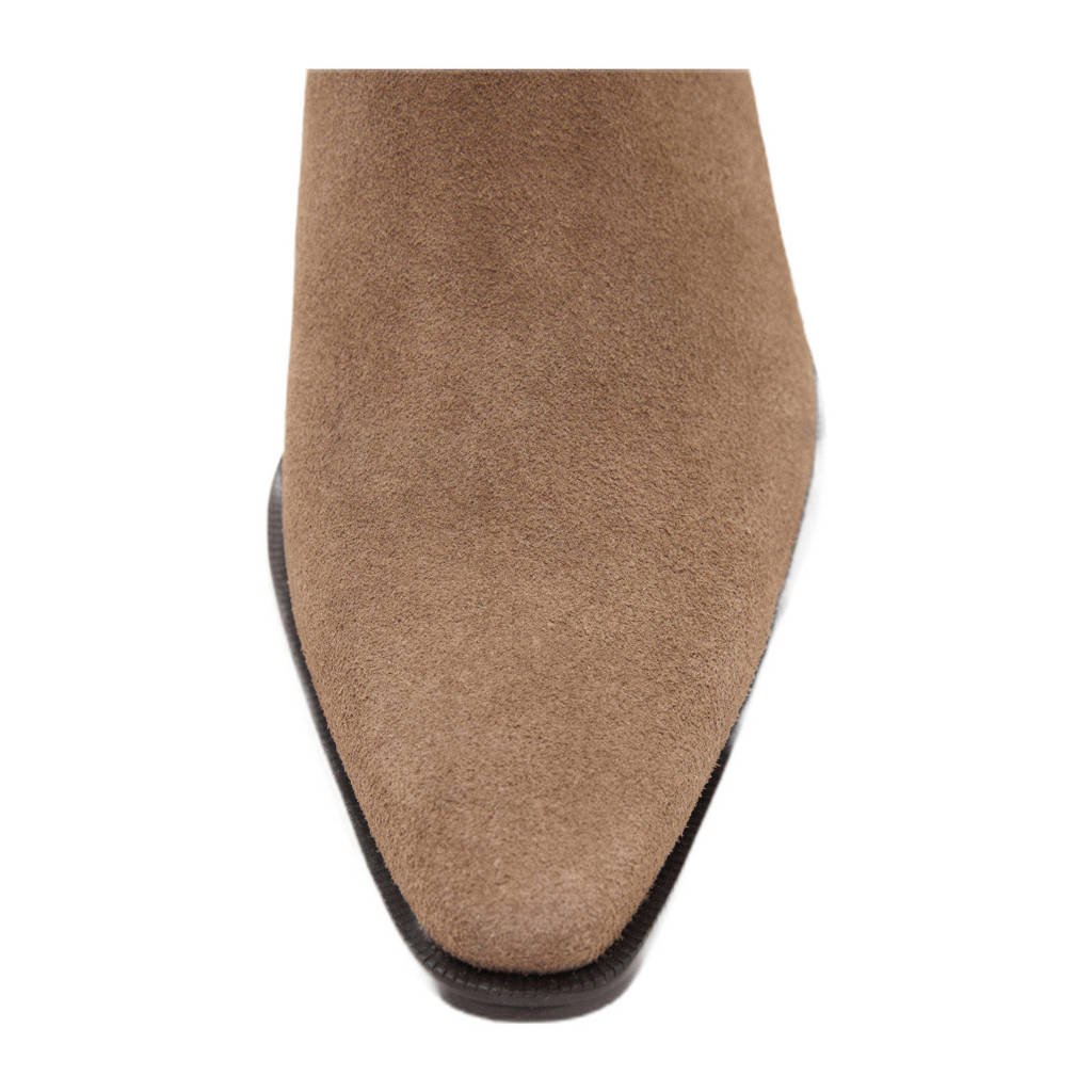 MANGO TEEN suède cowboylaarzen camel