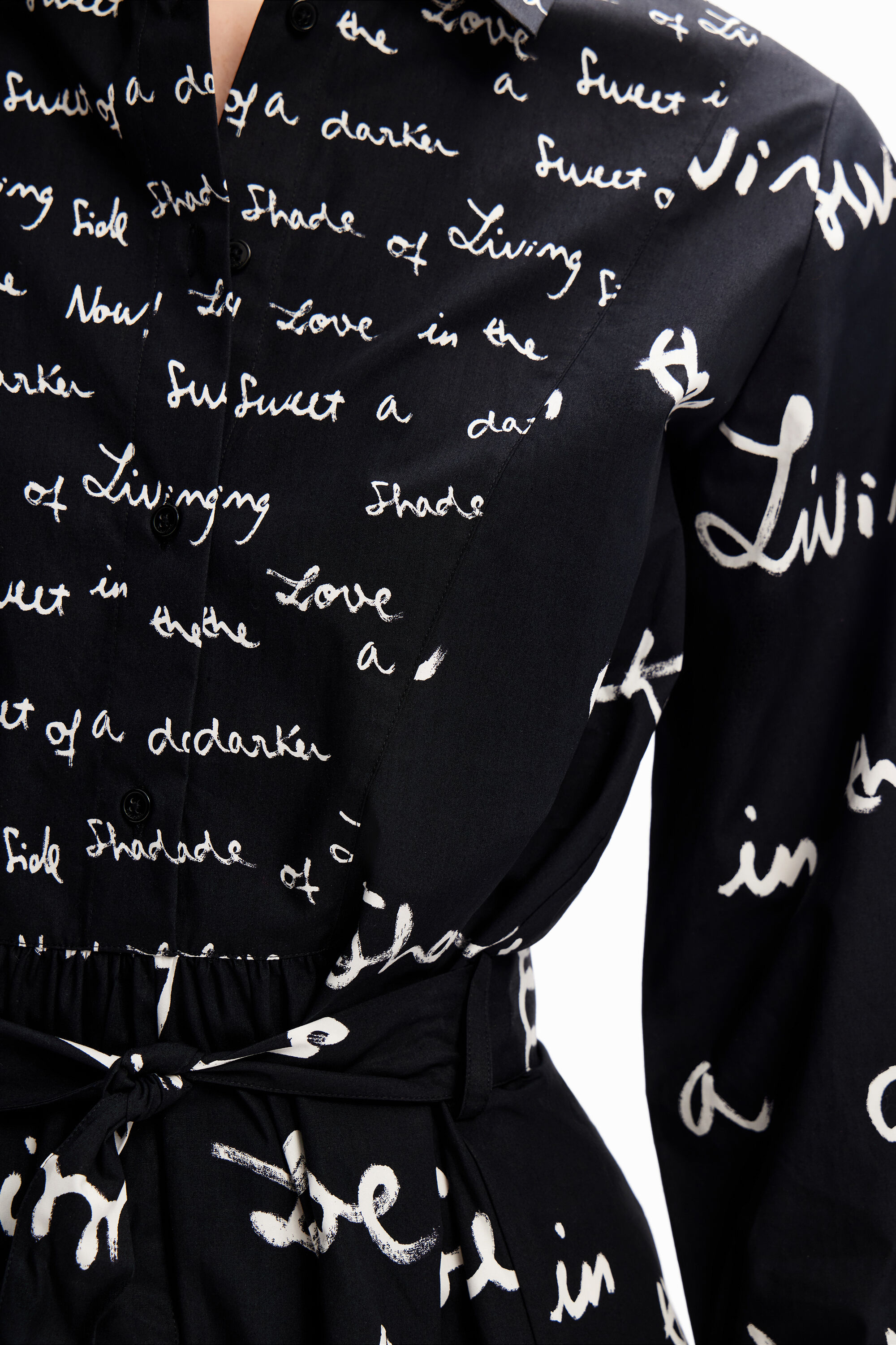 Robe tunique courte messages