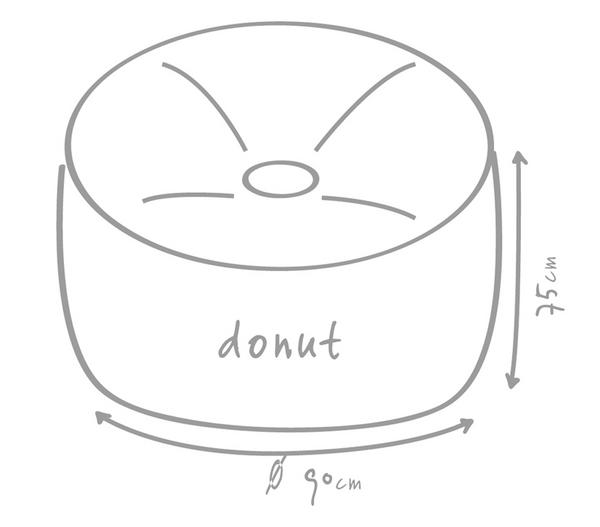 Outbag Outdoor-Sitzsack Donut Plus, ca.