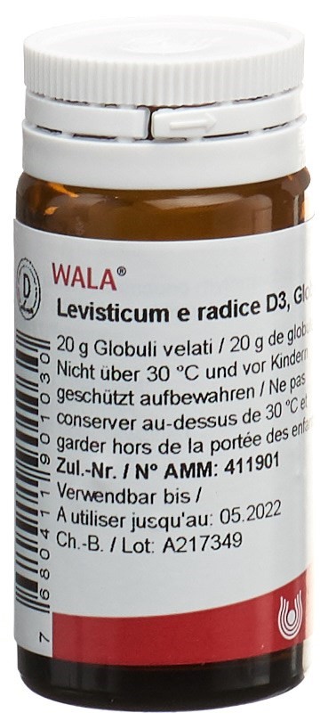WALA Levisticum e radice Glob 3 D Fl 20 g