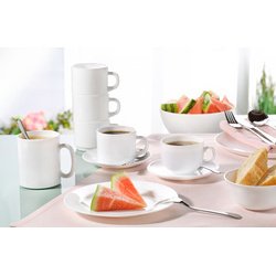 Arcoroc Soucoupe EVERYDAY, blanc