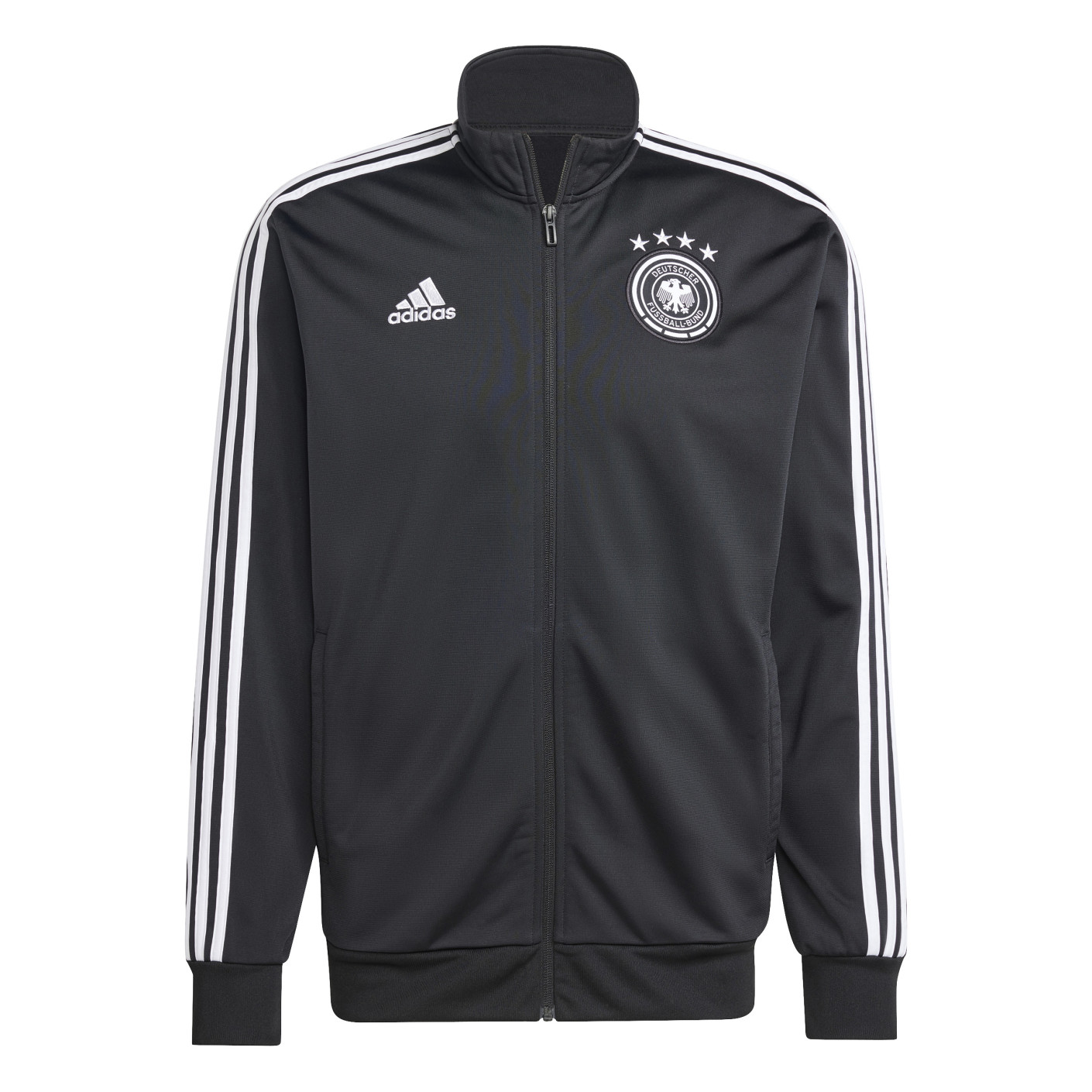 adidas Duitsland DNA Trainingspak Full-Zip 2024-2026 Zwart Wit