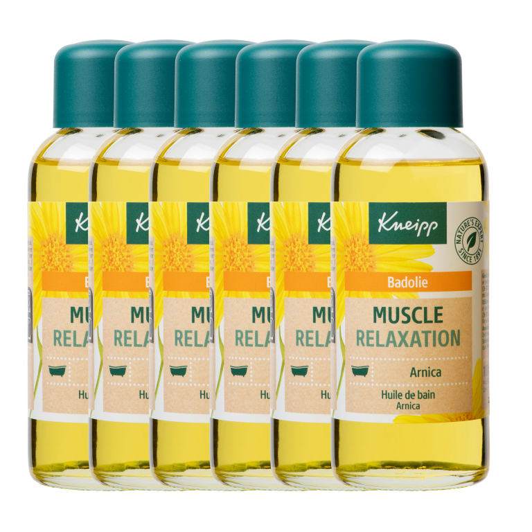 6x Kneipp Badolie arnica active (100 ml)