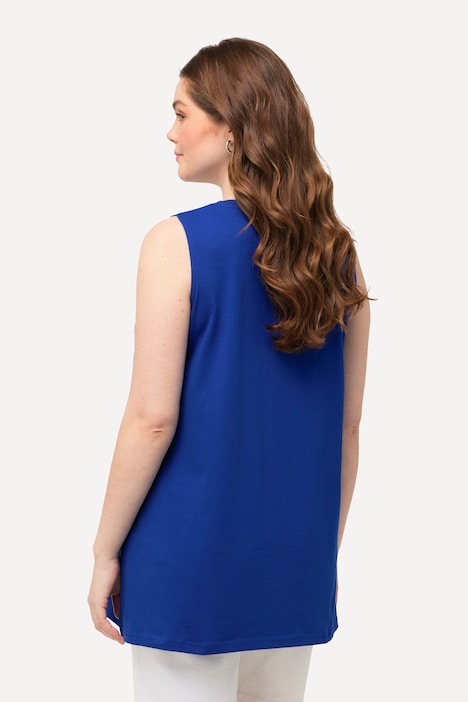 Longtop, Classic Fit, Carree-Ausschnitt, ärmellos