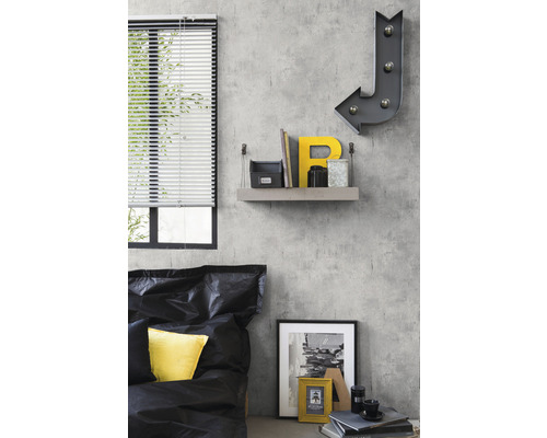 Vliesbehang 95406-4 Best of Wood'n Stone structuur witgrijs
