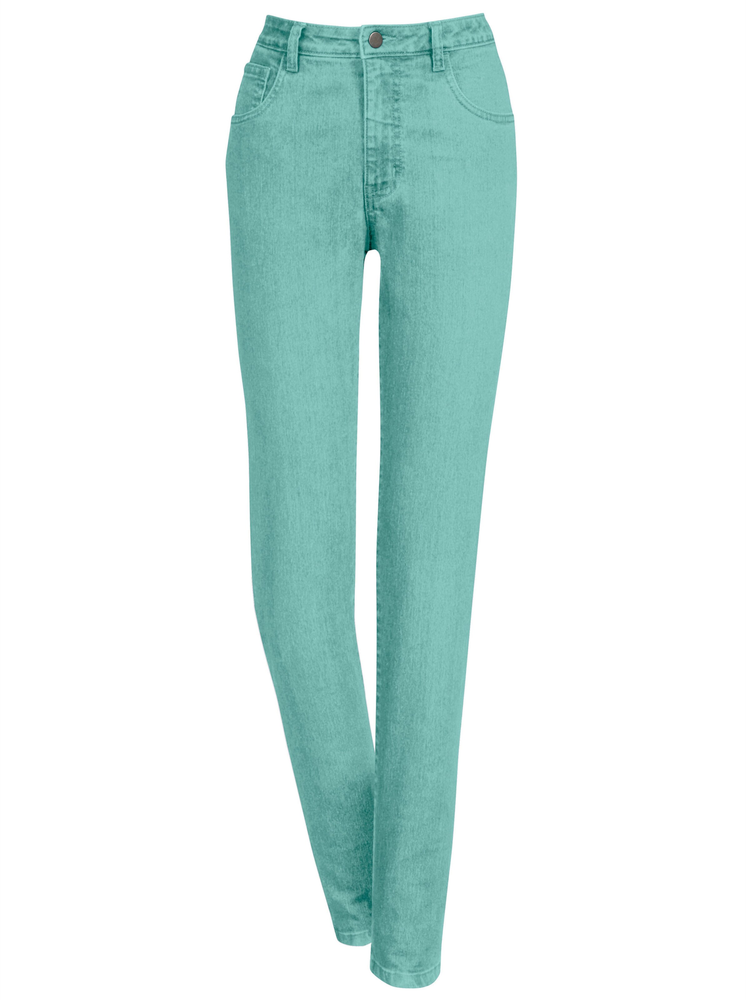 5-Pocket-Jeans in aqua