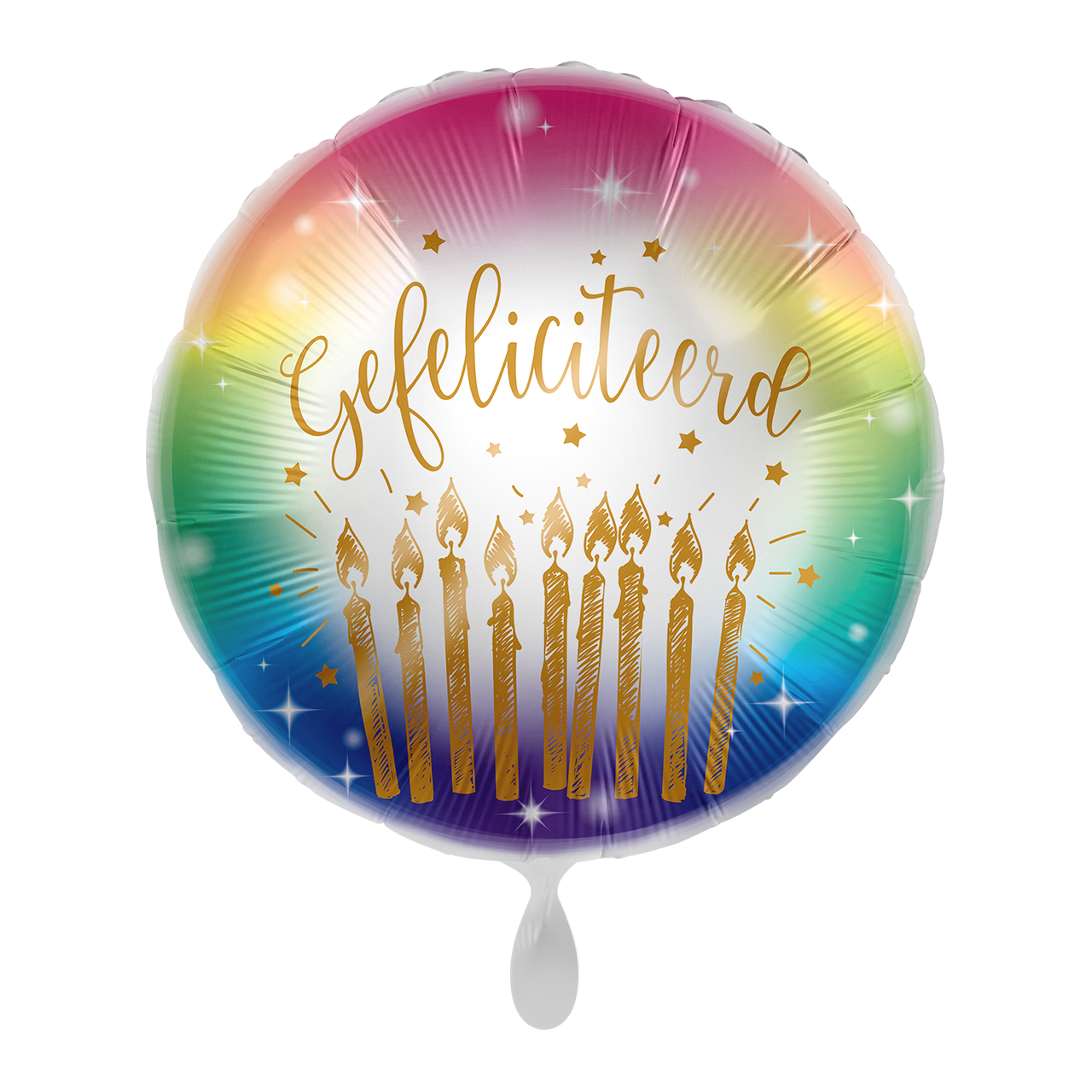Gefeliciteerd Helium Ballon Leeg 43cm