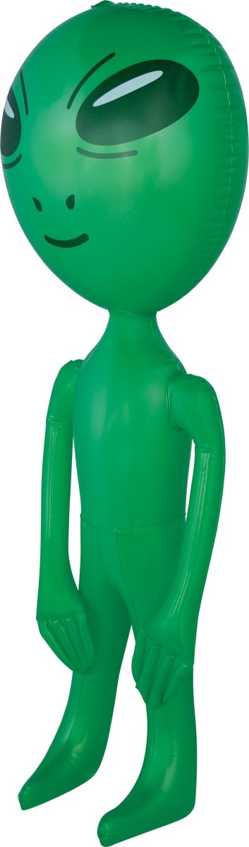 Alien Opblaas Groen 90cm