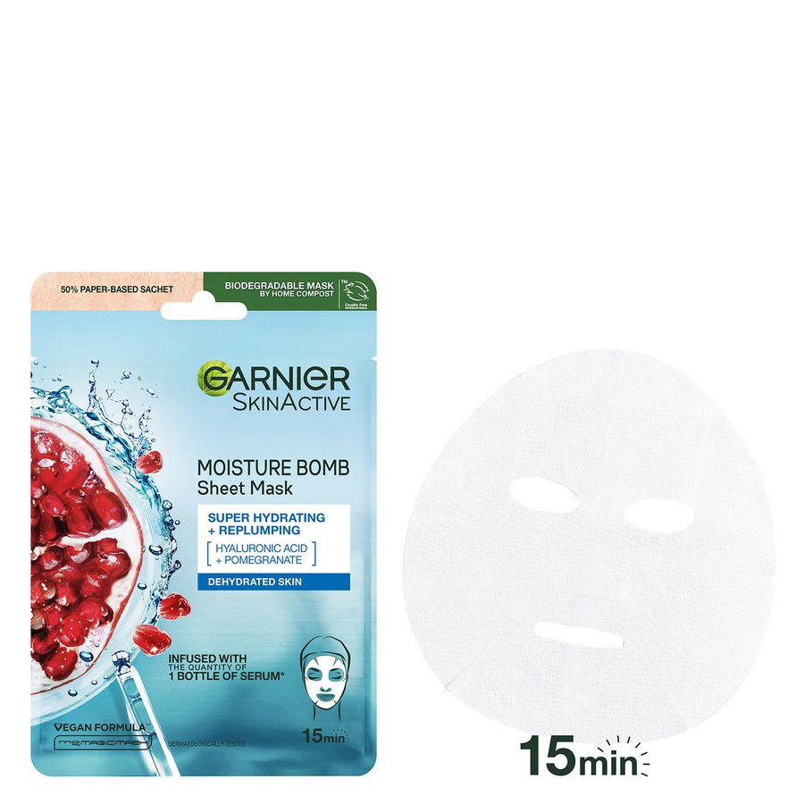 Garnier Pomegranate Sheet Mask Trio 3x28g