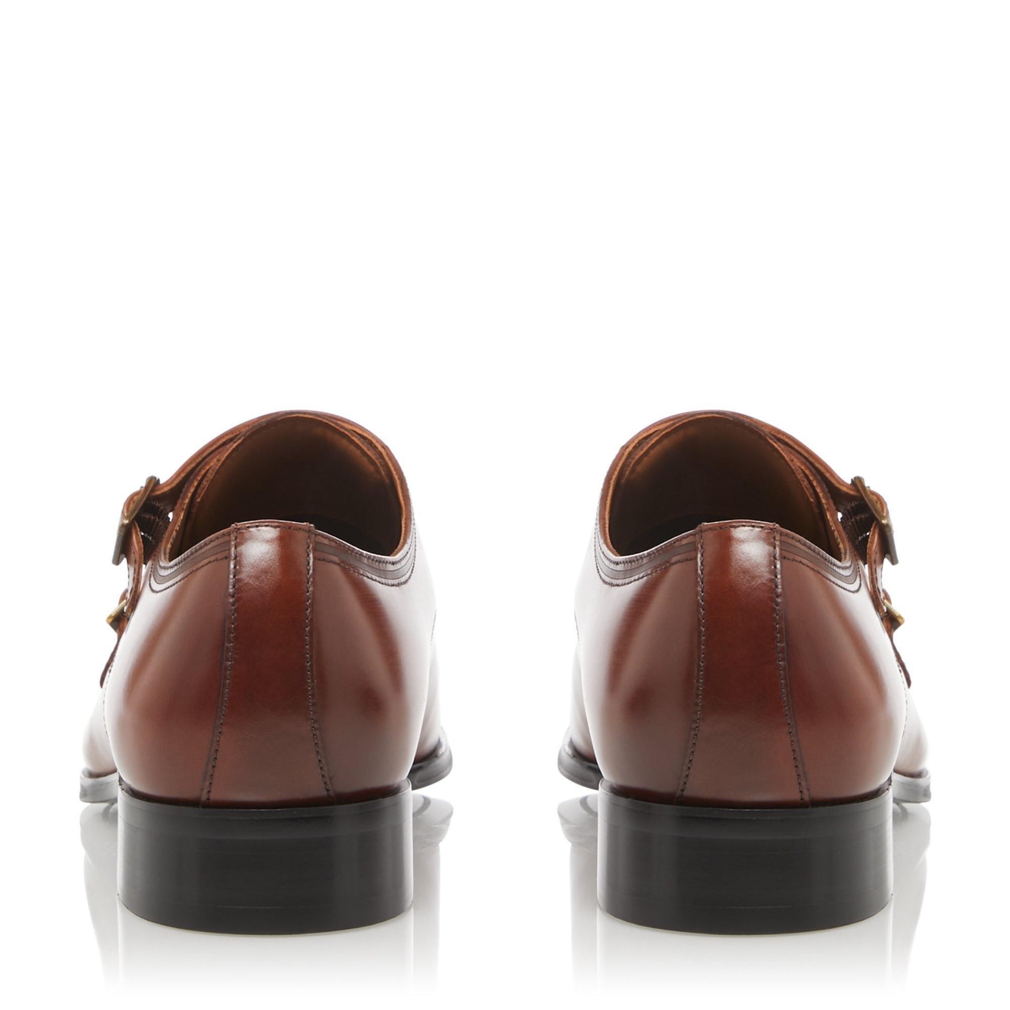 Dune London Surfer Buckled Monk Shoes