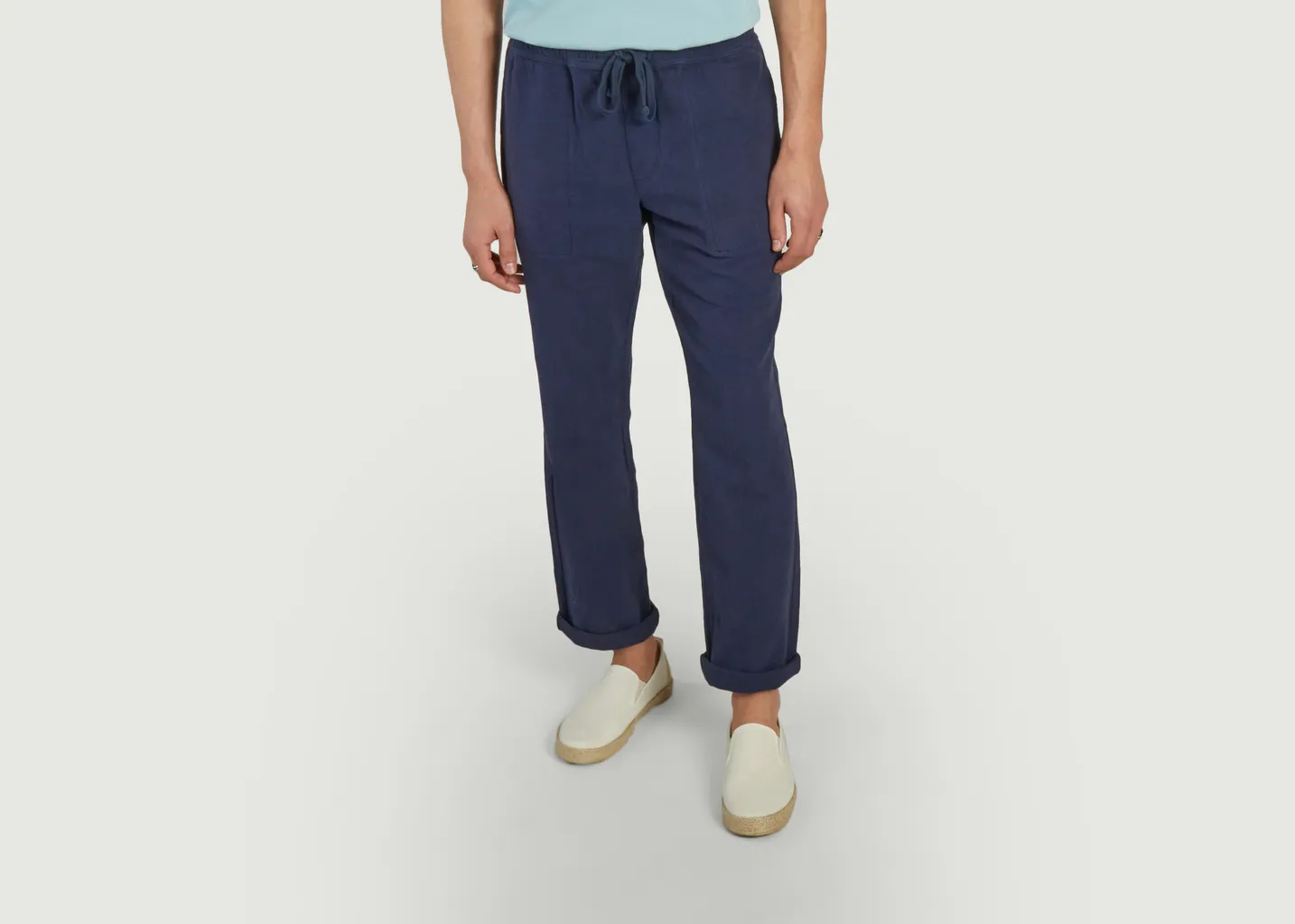 Pantalon ample FIG en coton crushed KCA
