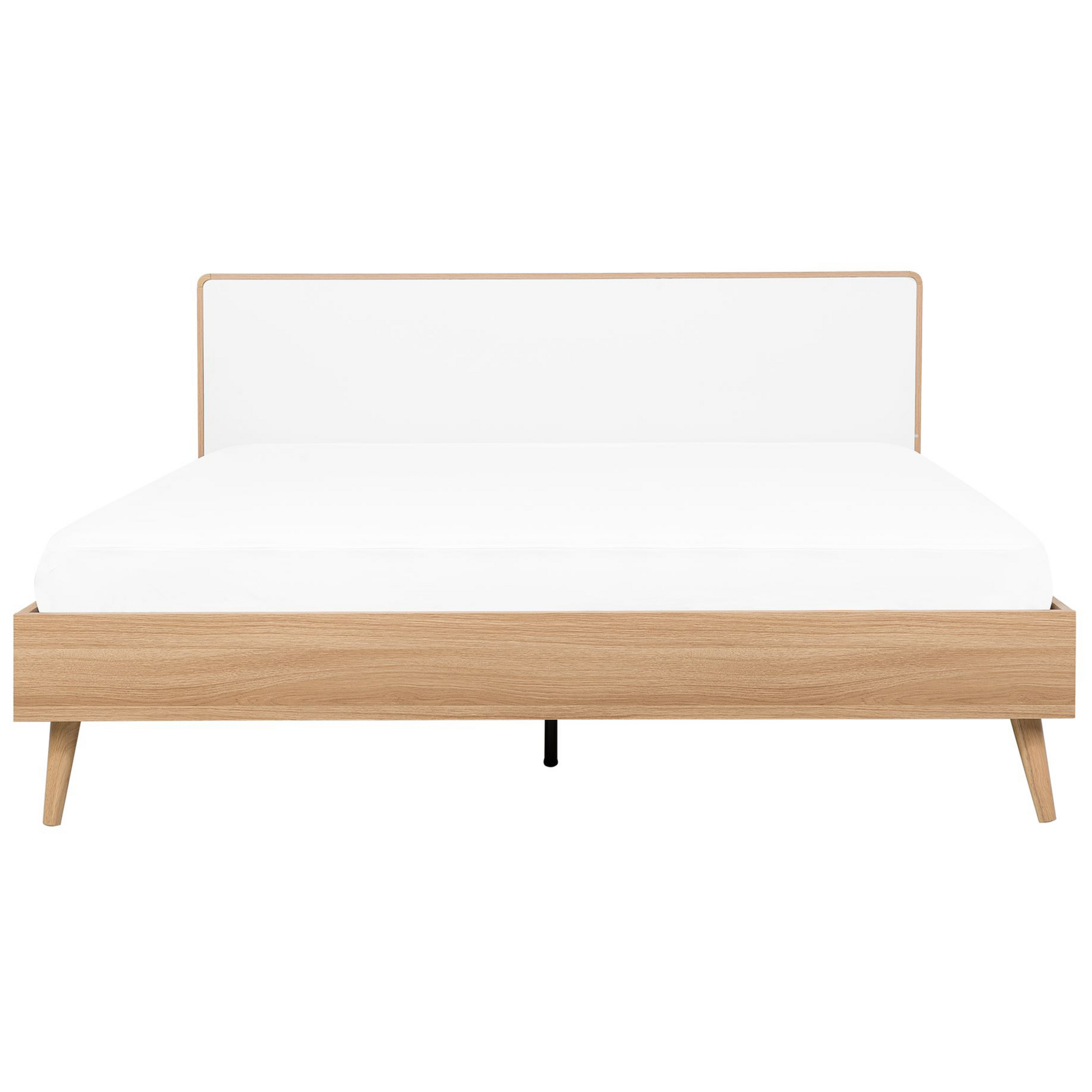 Beliani - SERRIS - Bed - Lichtbruin|Wit - 180 x 200 cm - MDF