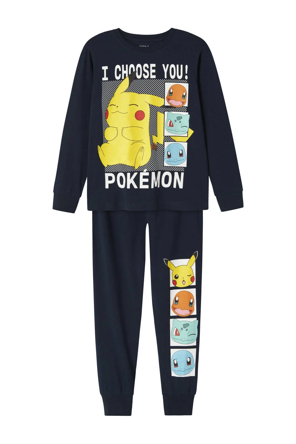 NAME IT KIDS Pokemon pyjama donkerblauw