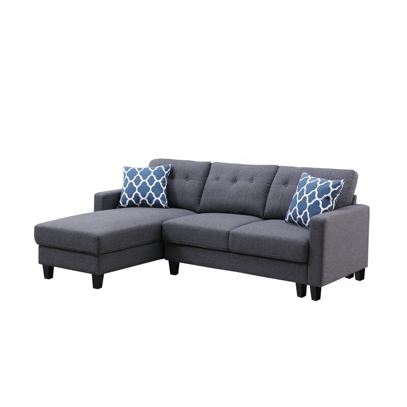 Yadira 84&prime;&prime; Wide Reversible Sofa & Chaise