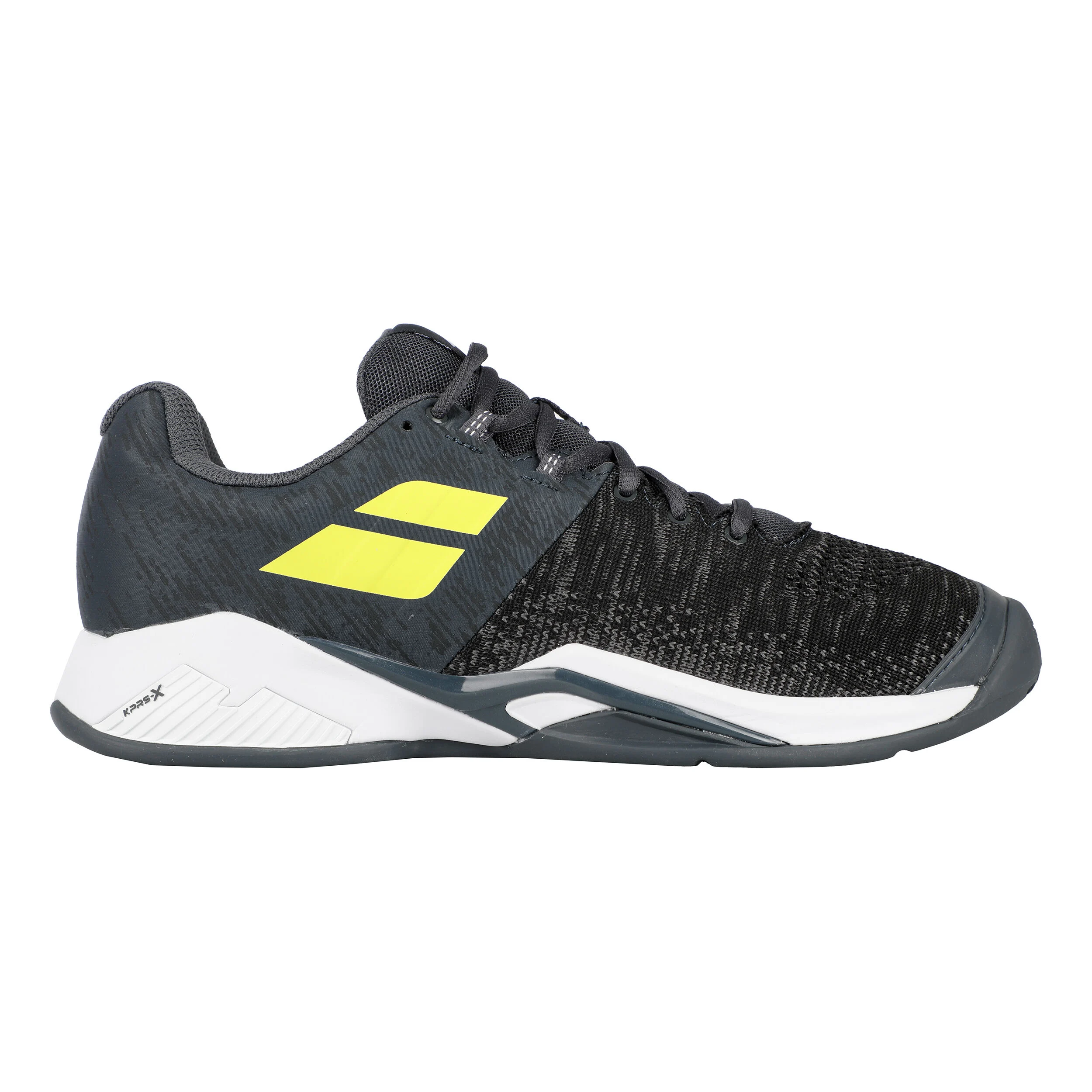 Babolat Propulse Blast Chaussure Terre Battue Hommes - Gris Foncé, Jaunes Fluo