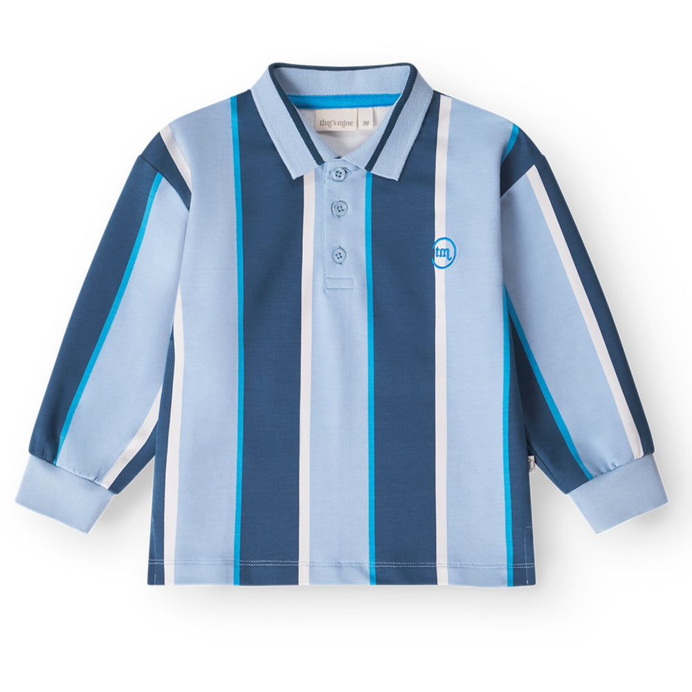 Køb That's Mine Multi Stripe Victor Polo Skjorte
