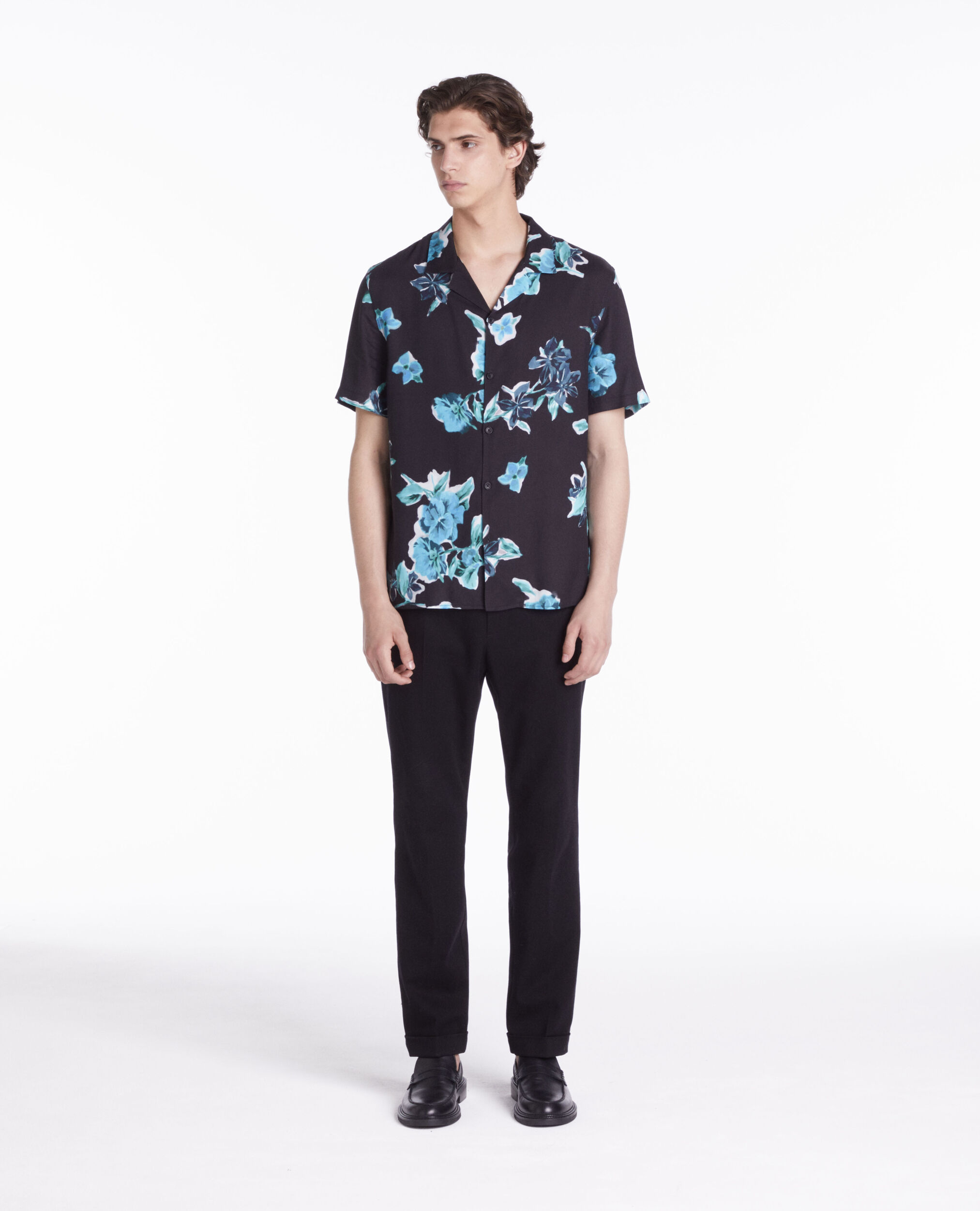 Chemise imprimée manches courtes
