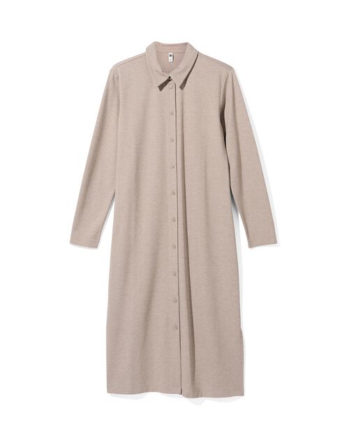 robe boutonnée Elia pour femme  beige