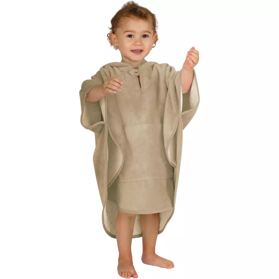 normani Kinder Badeponcho weich Melilla Beige
