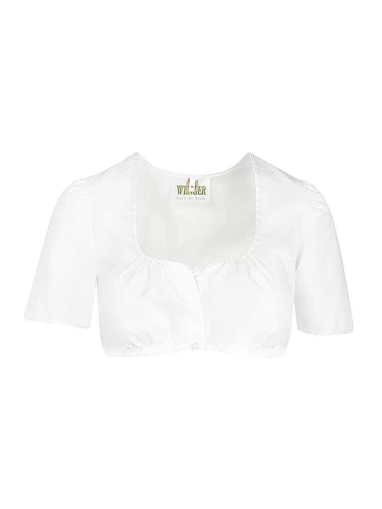 WENGER Dirndlbluse HUBERTA weiss